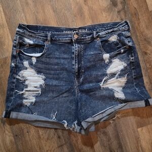 American Eagle Outfitters Distressed Denim Shorts Size 20